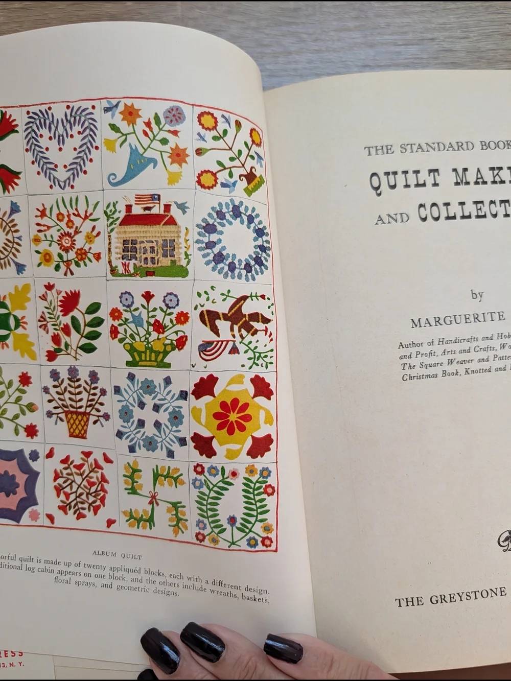 Vtg - The Standard Book of Quilt Making and Collecting - Marguerite Ickis 1949